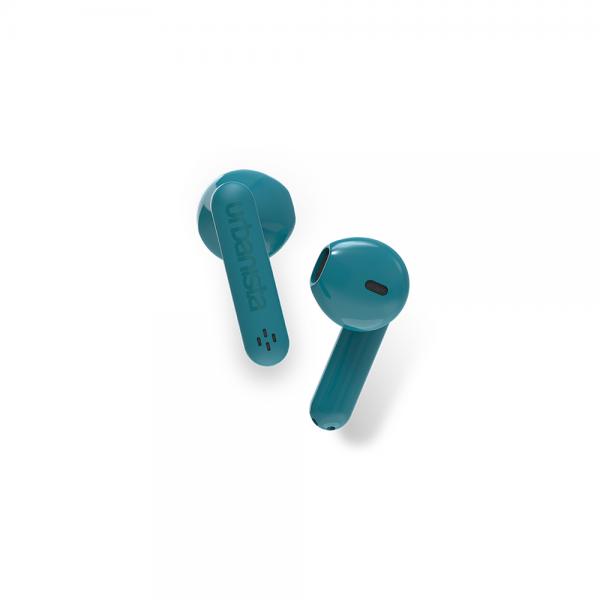 Urbanista austin auricolari wireless bluetooth controlli touch usb-c custodia di ricarica lago verde