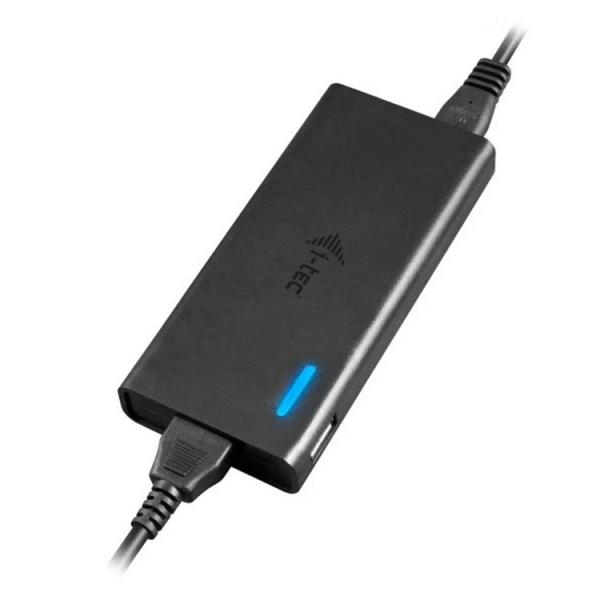 I-tec charger-c77w alimentatore usb-c smart charger 65w con porta usb-a 12w