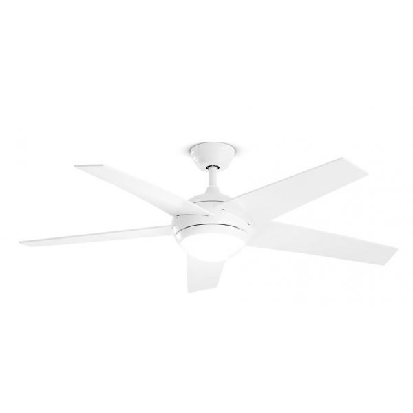 Perenz 7107b ir ventilatore 5 pale 130x38cm 3 velocita` 70w led 18w bianco