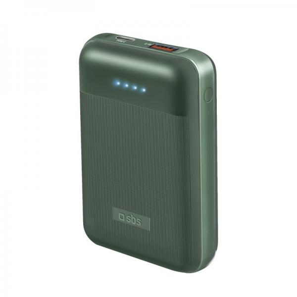 Sbs powerbank 20w da 10.000 mah finitura soft touch e zigrinato