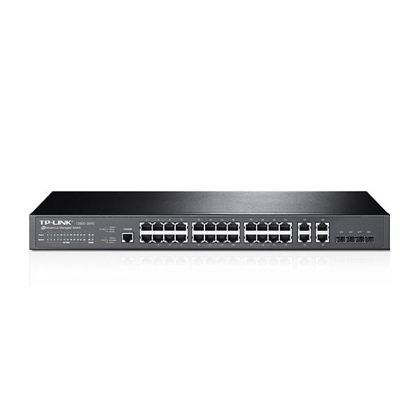 Tp-link t2500-28tc (tl-sl5428e) switch managed l2 jetstream 24xrj45 4xsfp