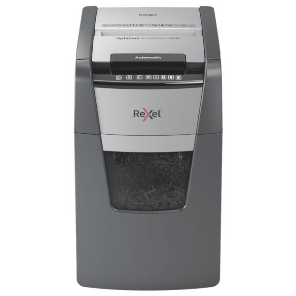 Rexel optimum autofeed+ 150m distruggidocumenti a frammento cestino 44 lt capacita` 150 fogli