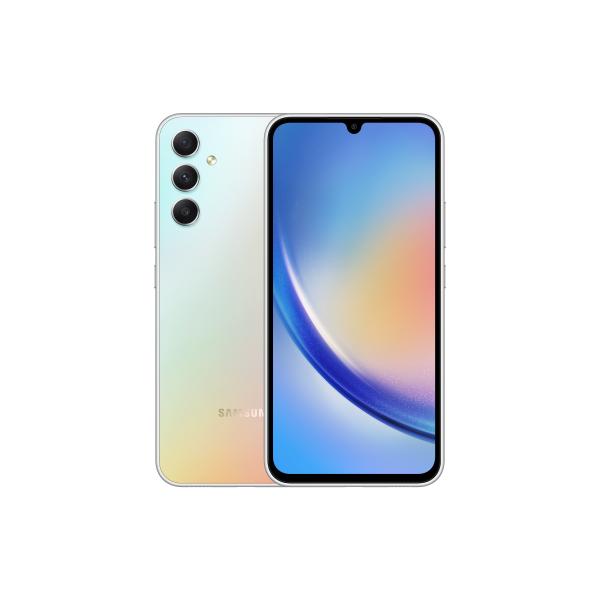 Samsung galaxy a34 5g 6gb 128gb 6.6`` amoled 120hz dual sim awesome silver italia
