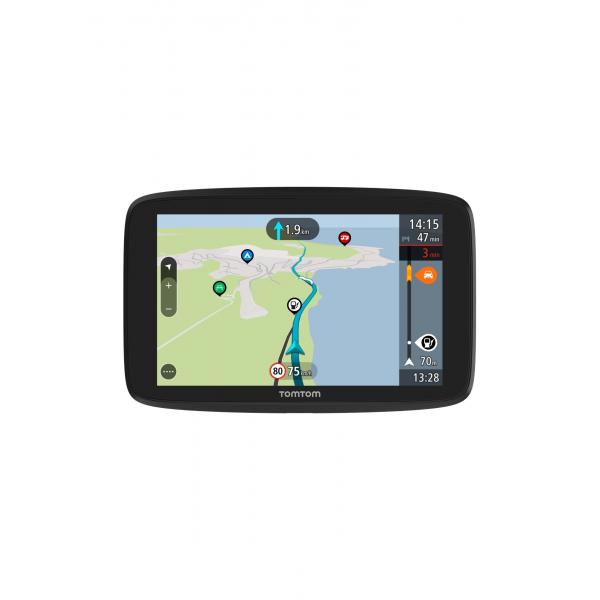 Tomtom go camper tour navigatore satellitare per camper caravan e roulotte 6 tomtom traffic avvisi autovelox e mappe dell`europa black