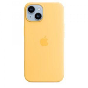 Apple custodia magsafe inÂ silicone per iphoneÂ 14 sunglow