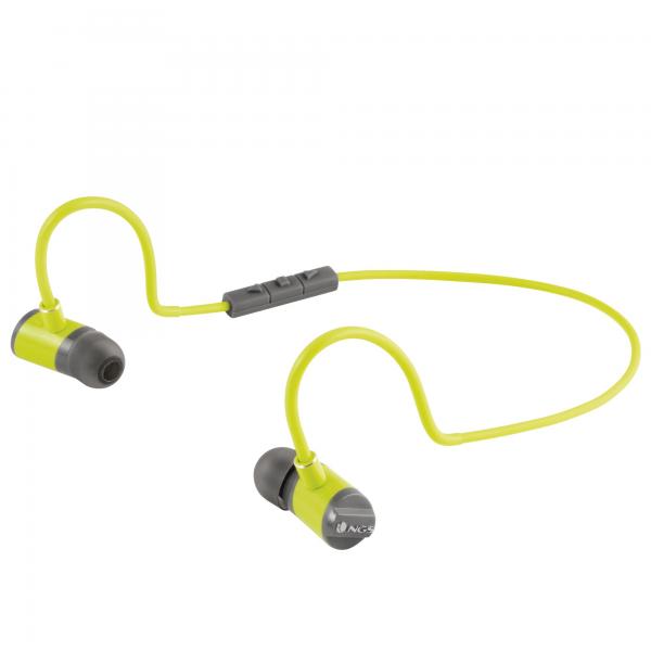 Ngs artica swing auricolare bluetooth passanuca grigio/giallo