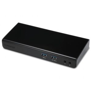 2power doc0101a docking station universale con doppio display usb 3.0 type-b nero