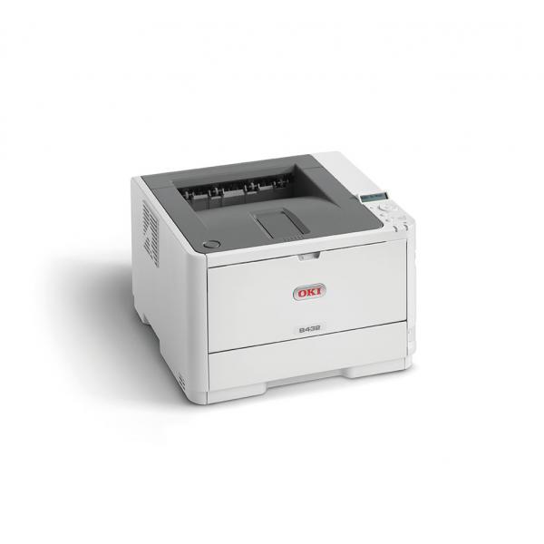 Oki b412dn monochrome 33 ppm standard tray 1200x1200 dpi