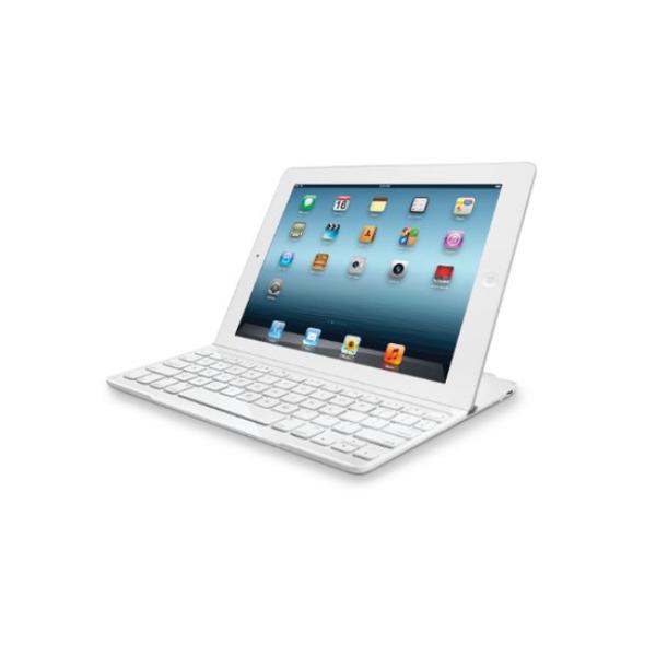 Logitech ultrathin keyboard cover per ipad 2/3/4 con tastiera bluetooth colore bianco