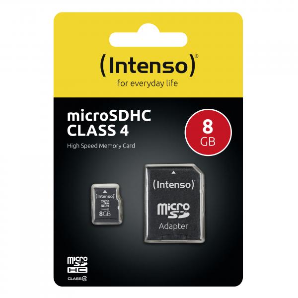 Scheda di memoria flash Intenso - 8 GB - SDHC