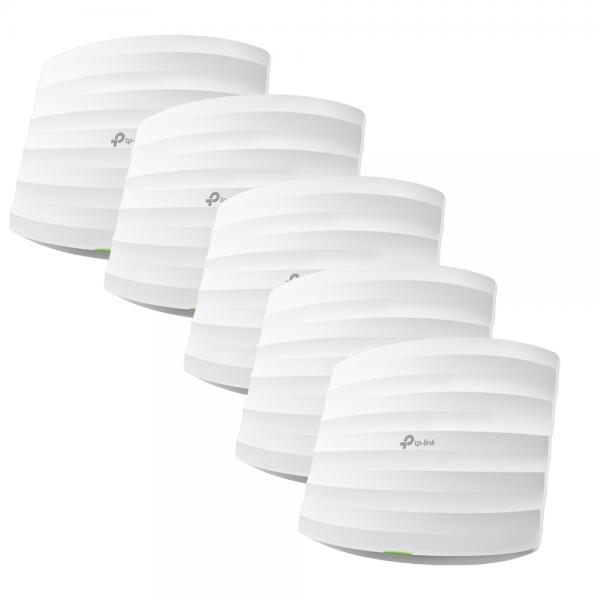 TP-LINK Omada EAP245 V3 - Punto di accesso - 2 porte - Wi-Fi 5 - 2,4 GHz, 5 GHz - Gestito tramite cloud - Montaggio a parete/soffitto (confezione da 5)