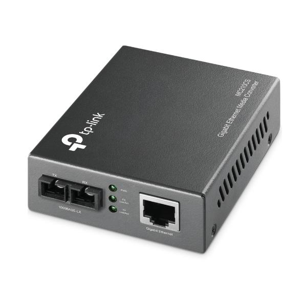 TP-LINK MC210CS - Convertitore multimediale - 1GbE - 1000Base-FX, 1000Base-T
