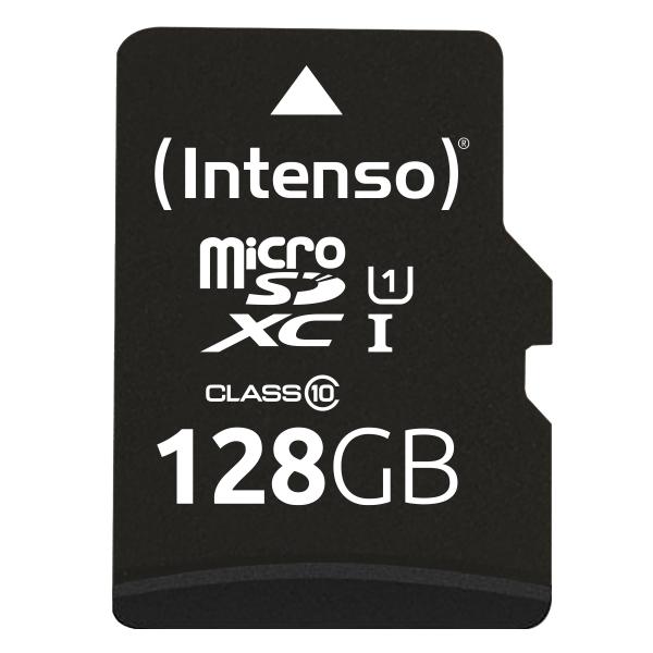 Scheda di memoria flash Intenso (adattatore SD incluso)