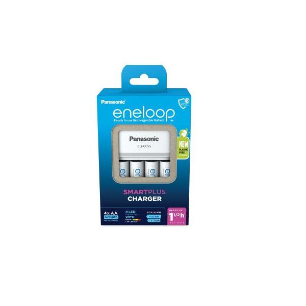 Panasonic eneloop BQ-CC55 - caricabatteria - (per 4xAA/AAA)
