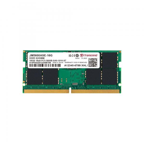 Transcend JetRAM - DDR5 - Modulo - 16 GB - SO DIMM 262-PIN