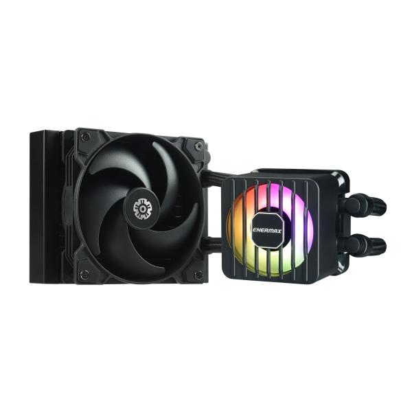 Enermax LIQMAXFLO SR ELC-LMF120-SF - Sistema di raffreddamento a liquido del processore - ARGB - Dimensioni del dissipatore: 120 mm - (per: Socket LGA115x, LGA1200, LGA1366, LGA1700, LGA2011, LGA2011-3 (Square ILM)