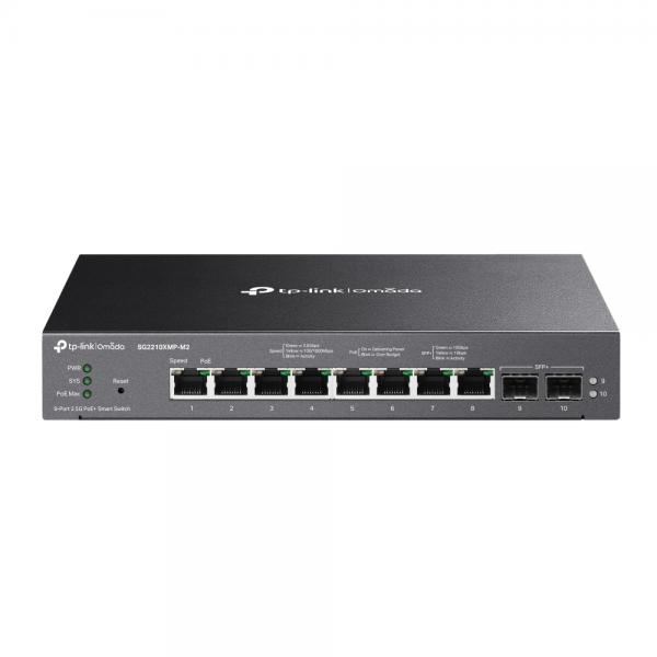 TP-LINK Omada SG2210XMP-M2 V1.6 - Switch - L2+ - Intelligente - 8 x 100/1000/2,5G (PoE+)
