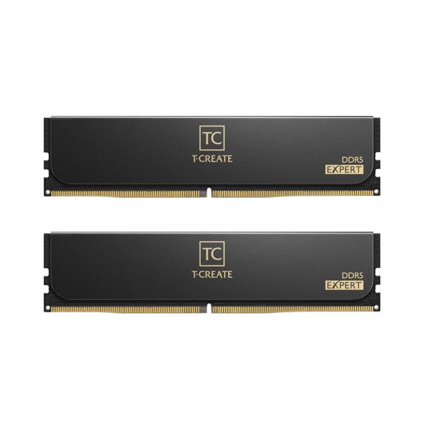 Team Group T-CREATE EXPERT CTCED532G6000HC30DC01, 32 GB, 2 x 16 GB, DDR5, 6000 MHz, DIMM a 288 pin, Nero