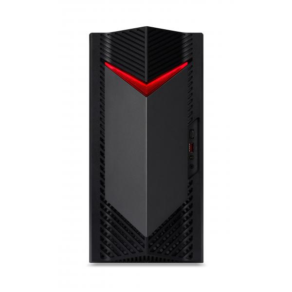 Acer Nitro 50 N50-656 - Tower - Core i7 i7-14700F / 2.1 GHz - RAM 16 GB - SSD 512 GB - NVMe - GeForce RTX 4060 - Wi-Fi 6E, Bluetooth, 1GbE - WLAN: 802.11a/b/g/n/ac/ax (Wi-Fi 6E)