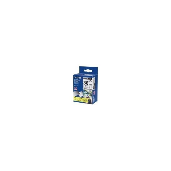 Brother TZe-FX261 - Nero su bianco - Rotolo (3,56 cm x 8 m)