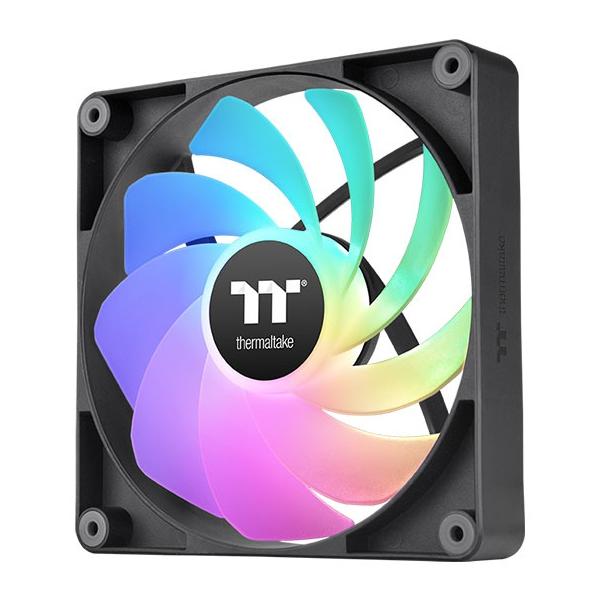 Thermaltake CT120 Reverse ARGB Sync - Ventola per case - 120 mm - Nero (confezione da 2)