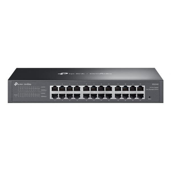 TP-LINK Omada ES224G, Managed, L2, Gigabit Ethernet (10/100/1000), Rack-Einbau