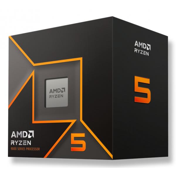 AMD Ryzen 5 9600, AMD Ryzen? 5, Sockel AM5, 4 nm, AMD, 3,8 GHz, 64-Bit