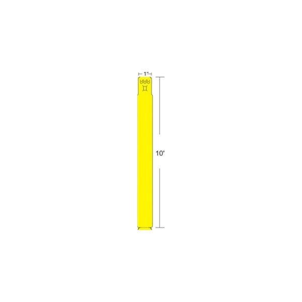 Zebra Z-Band Fun - Giallo - 25,4 x 254 mm 1400 etichetta(e) (4 rotolo(i)