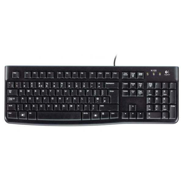 Logitech K120 - Tastiera - USB - ceco