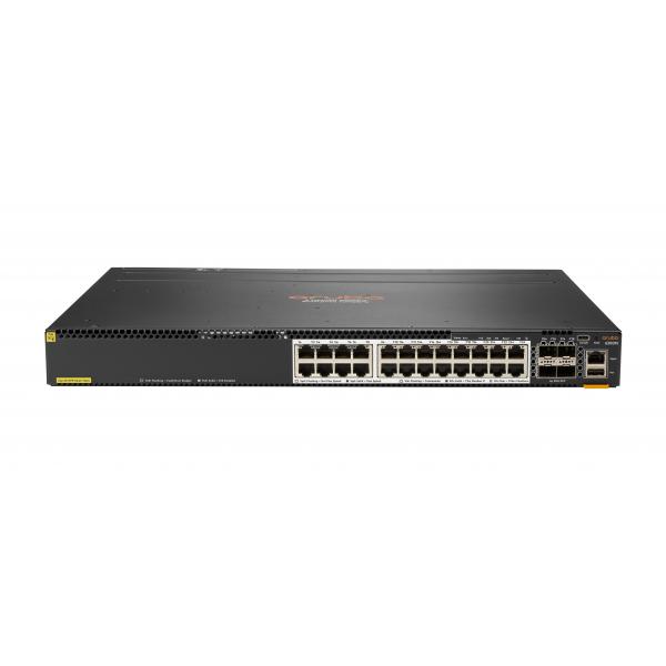 HPE Aruba Networking 6300M - Switch - L3 - managed - 24 x 1/2.5/5/10GBase-T + 4 x 1 Gigabit / 10 Gigabit / 25 Gigabit / 50 Gigabit SFP56 (Uplink / Stacking)