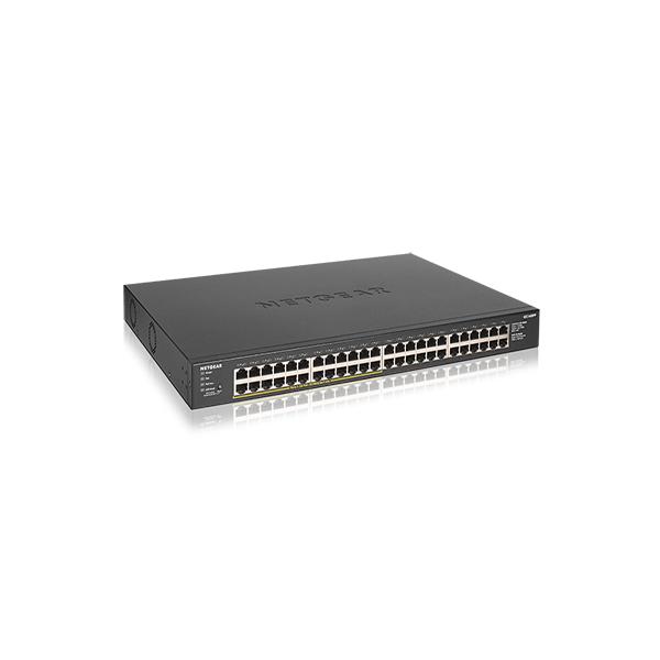 Netgear GS348PP - Switch - non gestito - 48 x 10/100/1000 (24 PoE+)