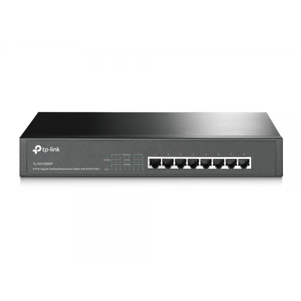 TP-LINK TL-SG1008MP - Switch - non gestito - 8 x 10/100/1000 (PoE+)