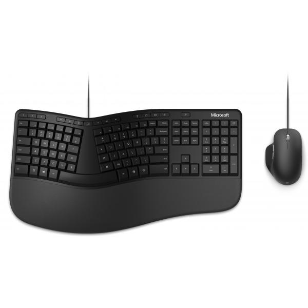 Microsoft Desktop ergonomico: set tastiera e mouse