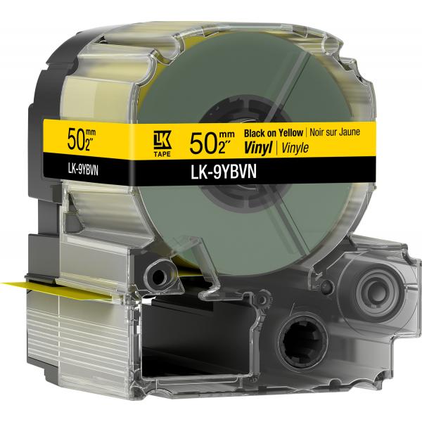 Epson LK-9YBVN - Vinile - Nero su giallo - Rotolo (5 cm x 7 m)