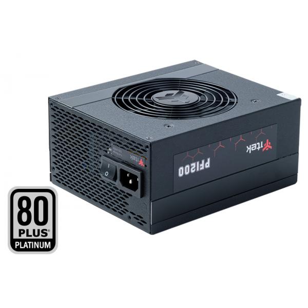 ALIMENTATORE ITEK PF1200 EVO - 1200W ATX VENTOLA FDB 12CM - Active FDB - 80PLUS PLATINUM, COND. GIAPPONESI MODULARE - ITPSEPF120