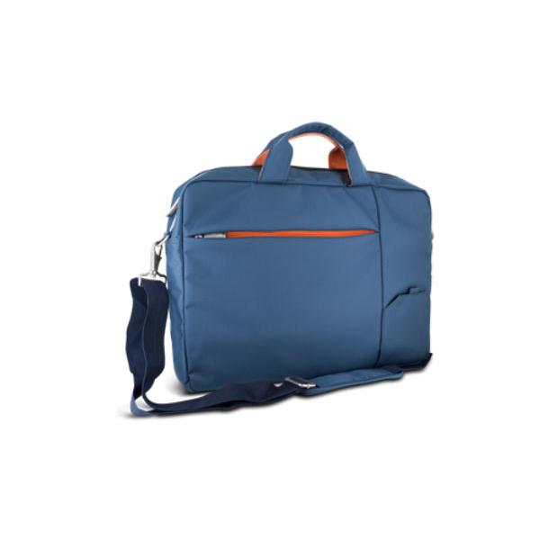 BORSA x NB ATLANTIS P004-S410-A6-16 da 15.6" Modello Sierra, Cinghia a tracolla, tasca porta oggetti e porta documenti, Blu