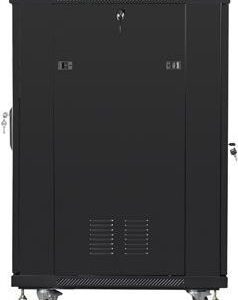 Lanberg FF01-6822-12B Rack 22U Freistehendes Gestell Schwarz (FF01-6822-12B)