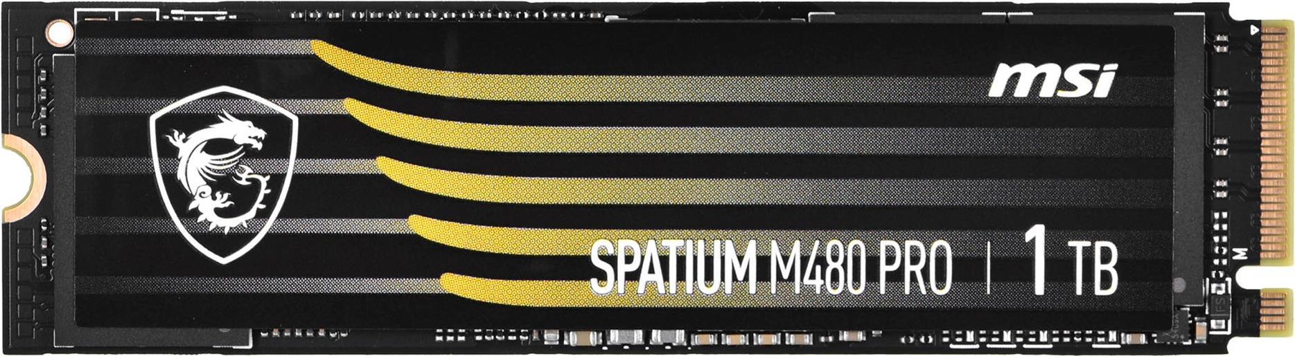 Dysk SSD MSI SPATIUM M480 Pro 1TB PCIe 4.0 NVMe M.2 2280 (S78-440L1G0-P83)