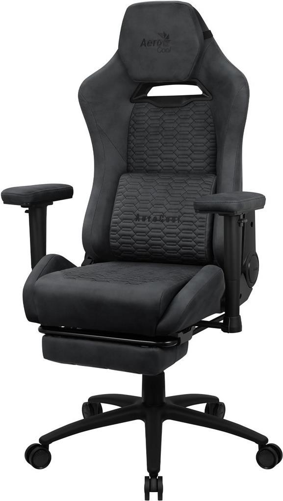 Aerocool Royal AeroSuede Universal-Gamingstuhl Gepolsterter Sitz Grau (AEROROYAL-SLATE-GREY)