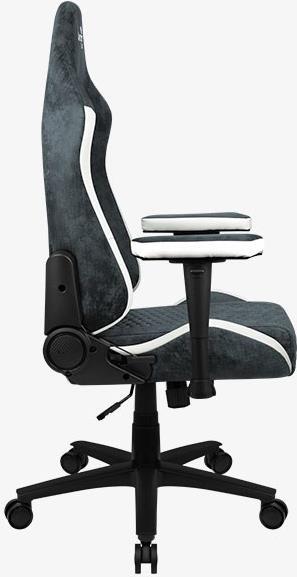 Aerocool Crown AeroSuede Universal-Gamingstuhl Gepolsterter Sitz Blau - Stahl (AEROCROWN-STEEL-BLUE)