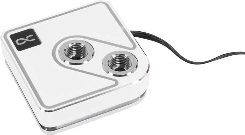 Alphacool Core 1 Aurora - Wasserblock - Messing - Kupfer - Nickel - Transparent - Weiß - 3-Pin - 1/4" - 3-polig (13834)
