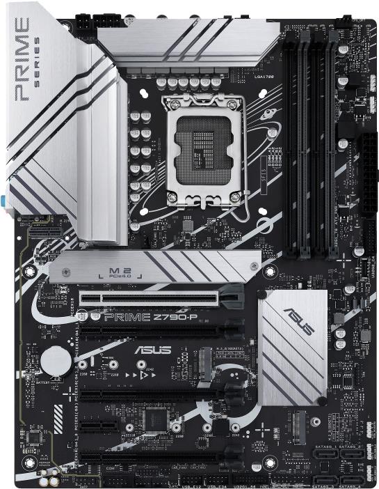 ASUS PRIME Z790-P - Motherboard - ATX - LGA1700-Sockel - Z790 Chipsatz - USB-C 3,2 Gen 2x2, USB 3,2 Gen 2, USB 3,2 Gen 1, USB-C 3,2 Gen2 - 2,5 Gigabit LAN - Onboard-Grafik (CPU erforderlich) - HD Audio (8-Kanal) (90MB1CK0-M1EAY0)