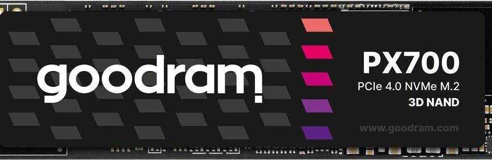 Goodram PX700 SSD SSDPR-PX700-01T-80 Internes Solid State Drive M.2 1,02 TB PCI Express 4.0 3D NAND NVMe (SSDPR-PX700-01T-80)
