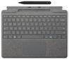 Microsoft Surface Pro Keyboard - Tastatur - mit Trackpad, Beschleunigungsmesser, Surface Slim Pen 2 Ablage- und Ladeschale - QWERTZ - Deutsch/Österreichisch - Platin - mit Slim Pen 2 - für Surface Pro 10, Pro 11, Pro 8, Pro 9, Pro Copilot+ PC, Pro Copilot+ PC for Business (8X6-00218)