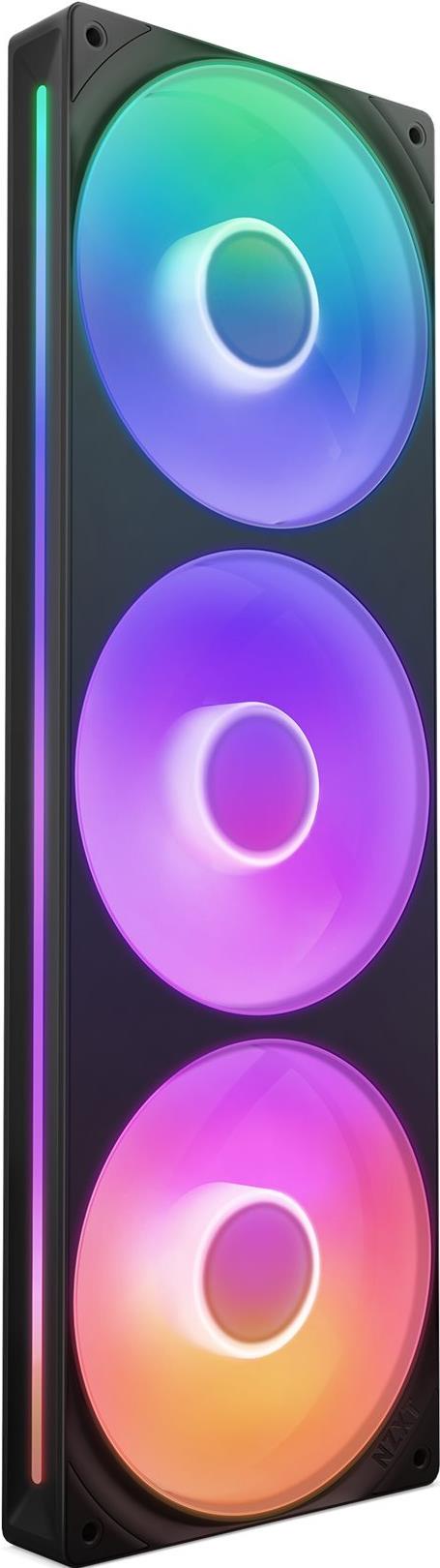 NZXT F Series F360 RGB Core - Single frame fan unit - 360mm - 120 mm - mattschwarz (RF-U36HF-B1)
