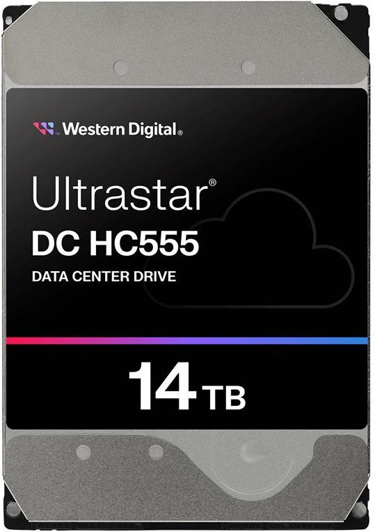 WD Ultrastar DC HC555 - Festplatte - Datencenter - 14TB - intern - 3,5" (8,9 cm) - SAS 12Gb/s - 7200 rpm - Puffer: 512MB (0B47743)