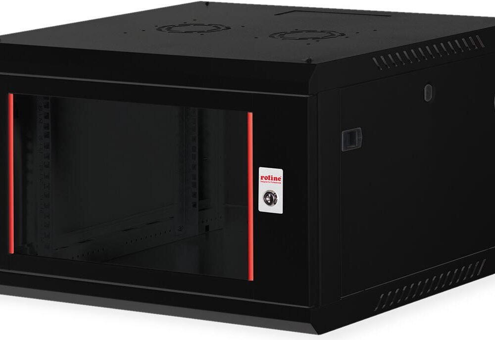 ROLINE 19 Zoll Wandgehäuse Basic Plus 600x600 BxT schwarz - Wandgehäuse (26.21.0289)