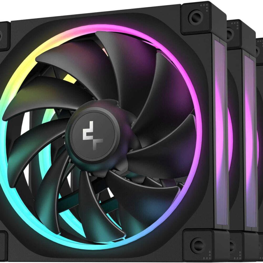 Deepcool FL12 schwarz 3er Pack 120 mm - 2.150 rpm - 12 V (R-FL12-BKAPN3-G)