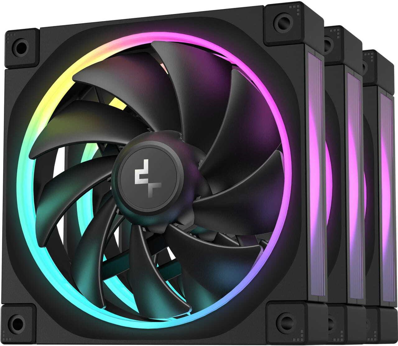 Deepcool FL12 schwarz 3er Pack 120 mm - 2.150 rpm - 12 V (R-FL12-BKAPN3-G)