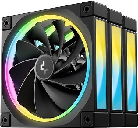 Deepcool FL12R schwarz Reverse 3er Pack 120 mm - 33,9 dB - 500 rpm (R-FL12R-BKAPN3-G)
